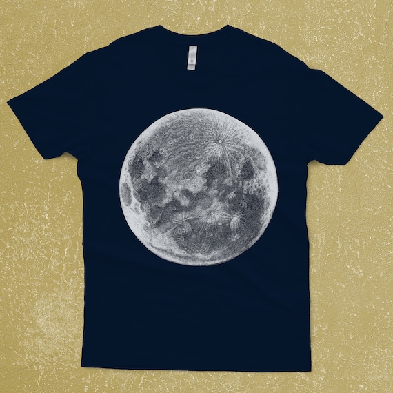 Moon Shirt - Unisex T-shirt - Astronomy Tshirt - Graphic Tee for