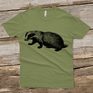 Badger Unisex Shirt Badger T-shirt Men's animal shirt Men's graphic tee Gifts for Men and Women Unisex Sizing Cute Animals image 2