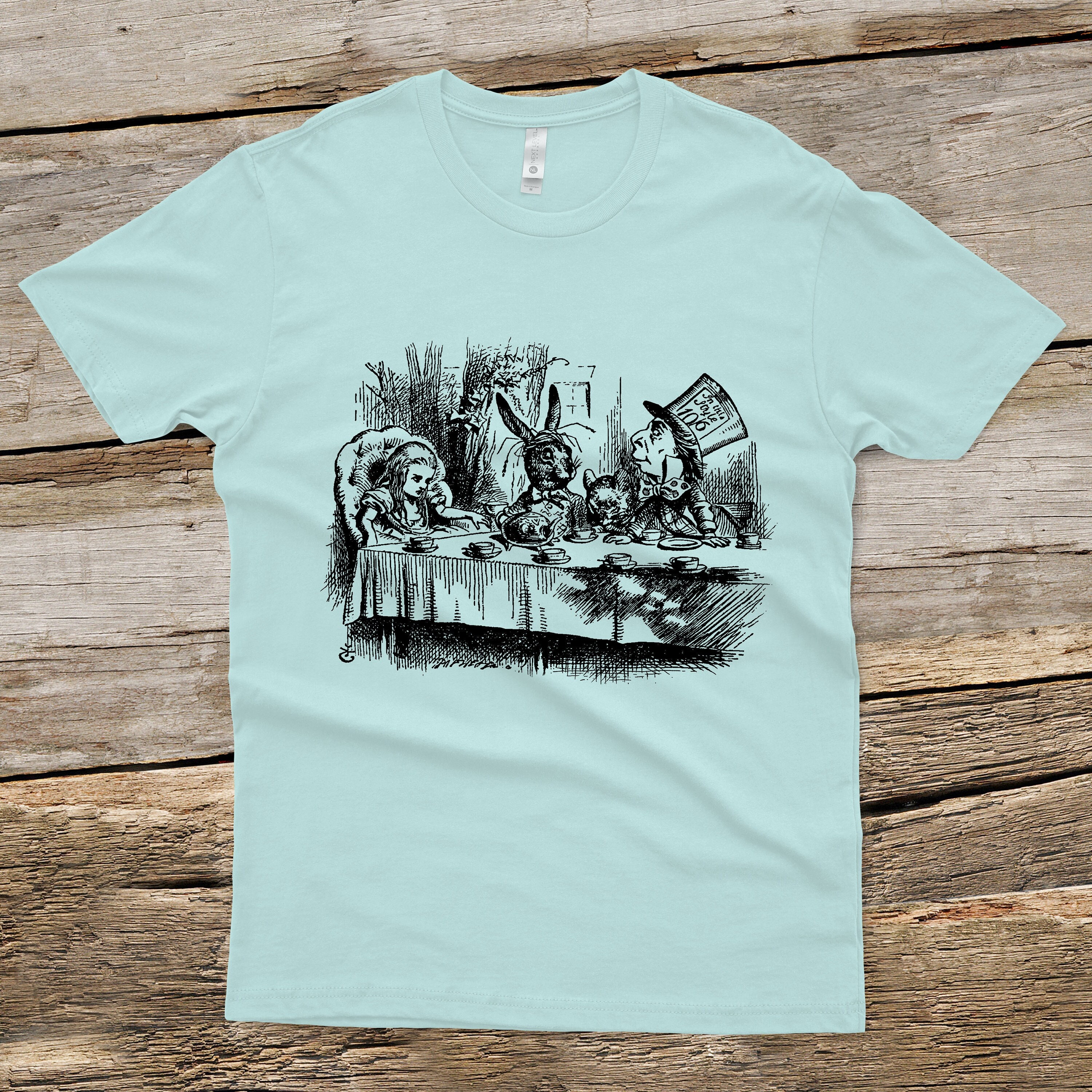 Alice in Wonderland Tea Party - Unisex Shirt - Mad Hatter T-shirt 