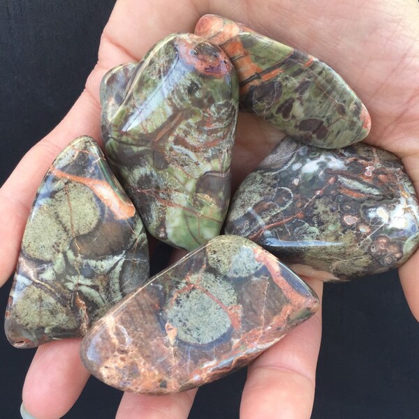 Jaspe de la montaña del fuego Jumbo