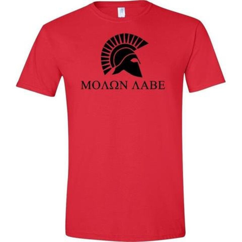Molon Labe T Shirt Etsy