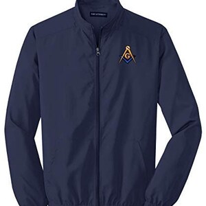 Custom embroidered masonic jackets clearance
