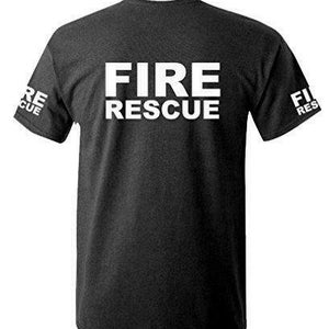 FIRE RESCUE Ems Emt Emergency Service Mens Cotton T-shirt - Etsy