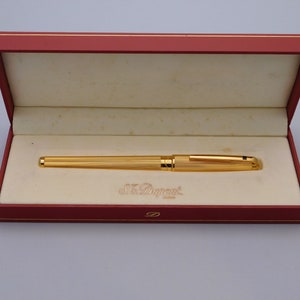 Penna stilografica Vintage S.T. Dupont Olympio con texture orzo