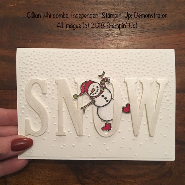 Neige ; bonhomme de neige ; Noël ; Hanoukka ; saisonnier ; hiver ; Stampin ' !