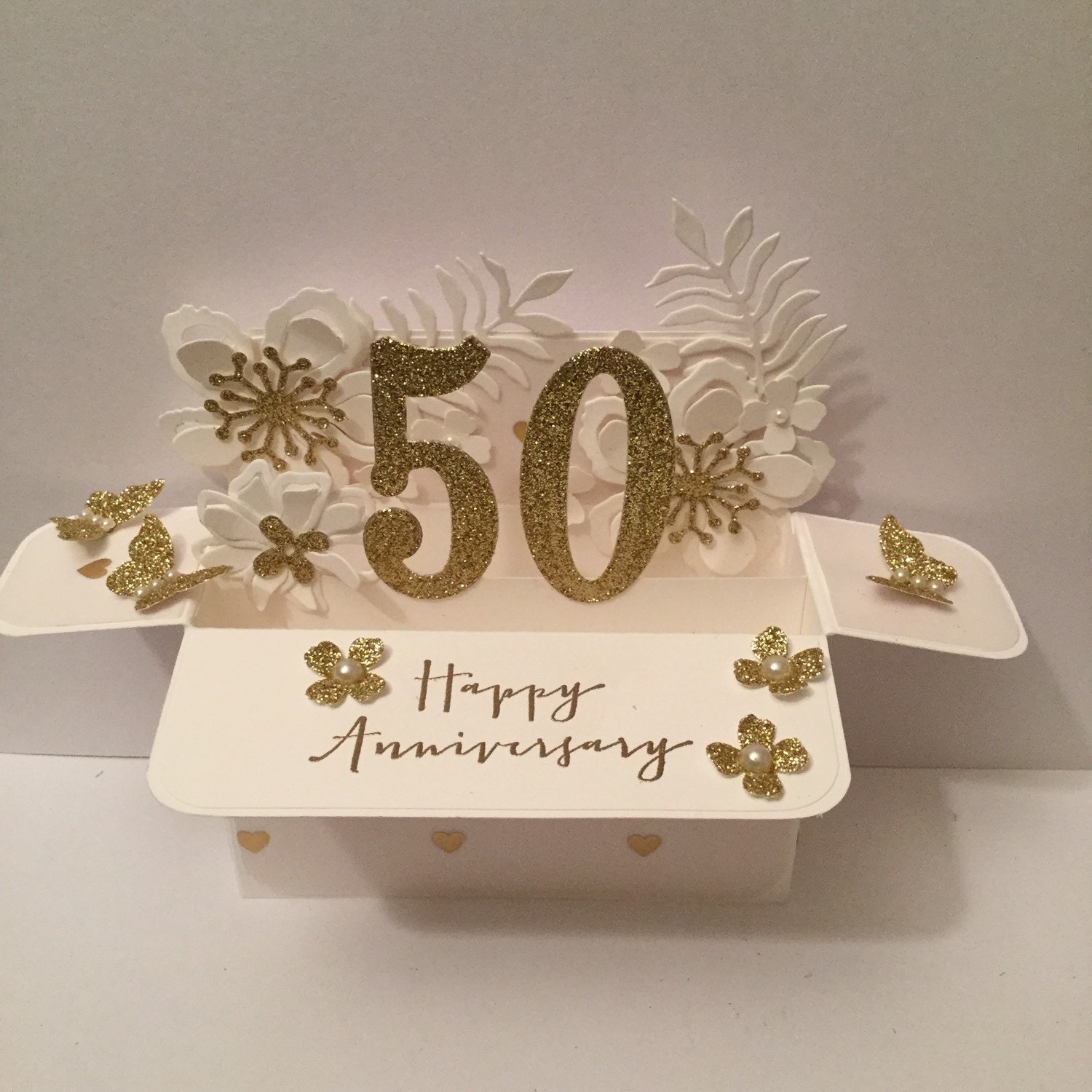 Etsy 50th Wedding Anniversary Card weddingcards