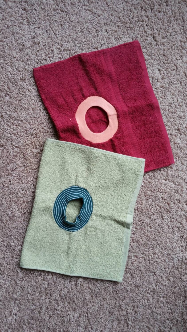 OverTheHead Towel Bibs Etsy