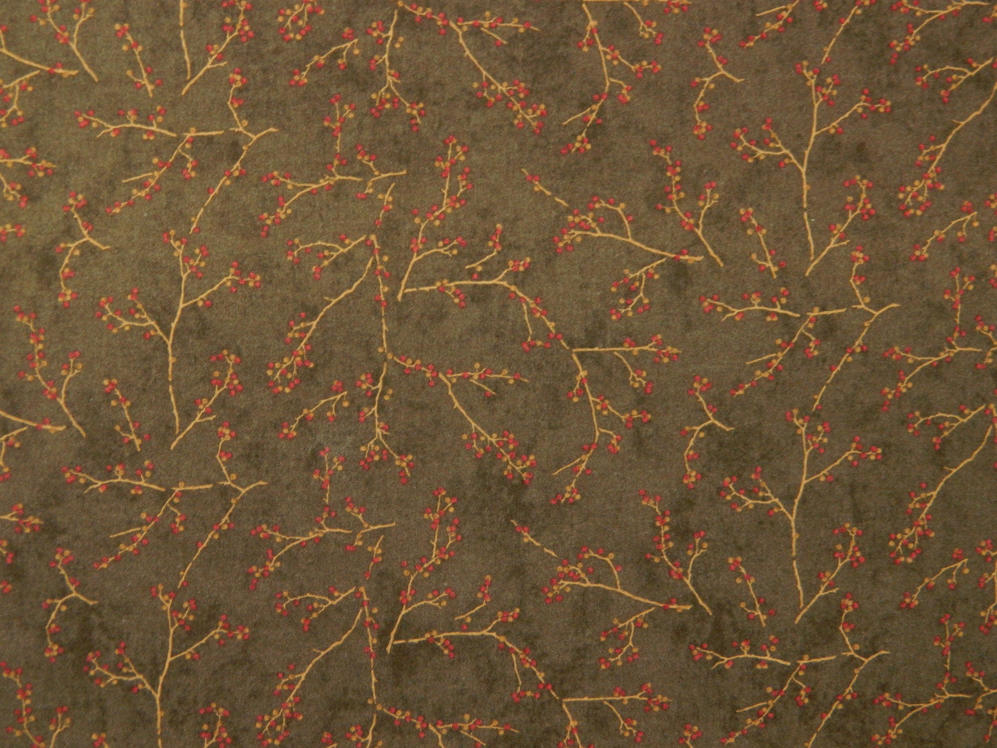 Moda Flannel Fabric Woodrose in Winter by Holly Taylor Etsy