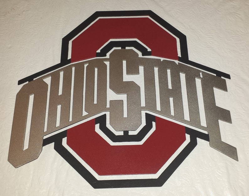 Ohio State Metal Wall Art Etsy