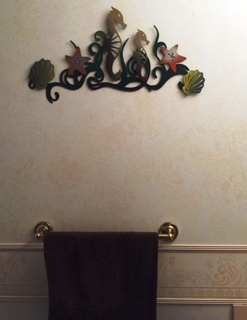 Under the Sea Metal Wall Art Etsy