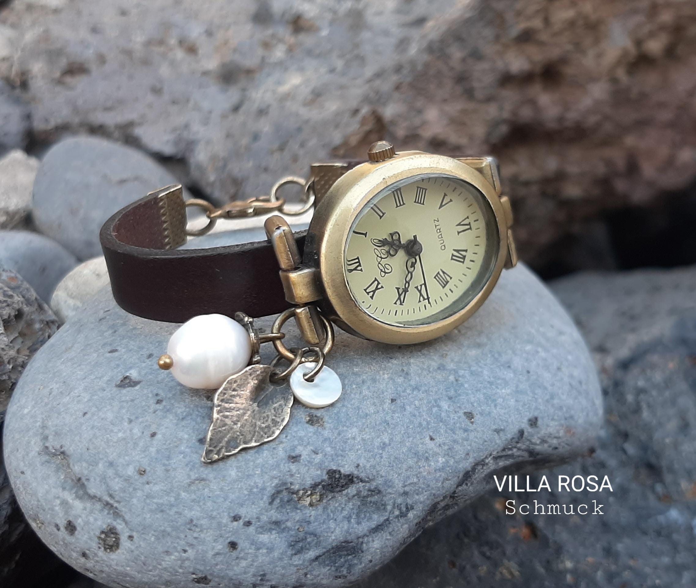 Armband Uhren Armbanduhr Damen Modeschmuck Bahnhofsuhr Armbanduhr