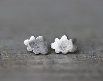 925 Silver cloud earstud