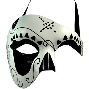 Day of the Dead Rosebud Masquerade Mask