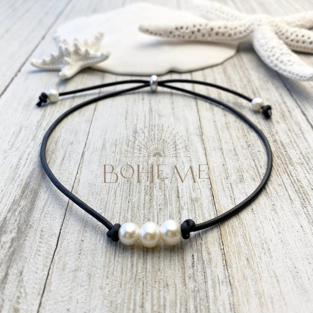 アクセサリー Cord Pearl Choker SYKIA×MAO Pearl Cord Choker | パールモチーフネックレス – MARTE