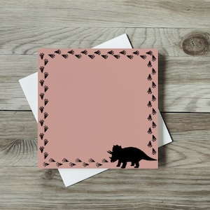 Dino Sticky Pad Design - Dinosaur Design - Dinosaur PNG - Sticky Note PNG - Commercial Use - Personal Use - Dino Sticky Note