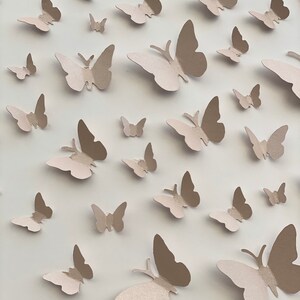 3D Butterfly Wall Art Set: Framed Paper Butterflies (15.7x19.8 Inch) - Etsy
