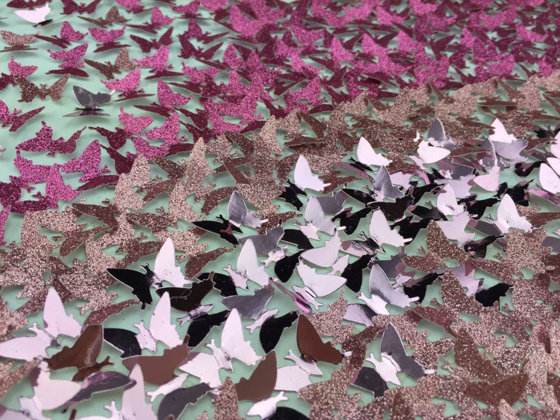 Shades of Pink Butterflies Heart 3D Paper Butterflies image 6