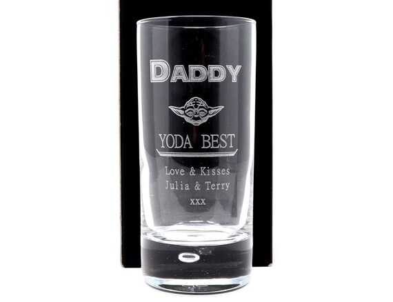 Personalised Vodka /% Highball Glass Gift Dad//Mum//Birthday//Nan//Grandad//Daddy//Son