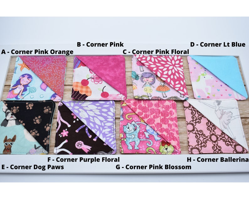 Kids Bookmarks. Corner Bookmarks. Kids Reading. I Love to Etsy