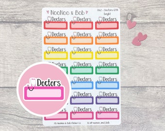 Patterned Appointment Quarter Box Planner Stickers - Appointment ...
