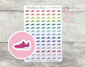 Trainer Shoe Icon Planner Stickers - Sneaker Stickers - Running Stickers - Fitness Planner Stickers - Journal Stickers