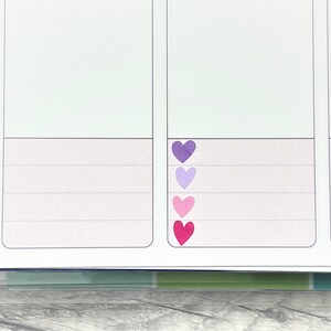 Mini Heart Planner Stickers - Small Heart Stickers - Tiny Planner ...