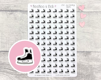 Eishockey Schuh Symbol Planner Stickers - Skating Planner Sticker - Sport Planner Sticker - Funktionale Planner Sticker