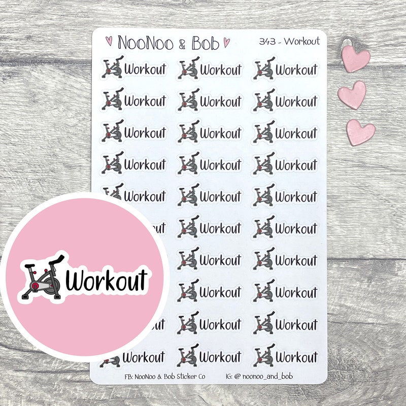 Exercise Class Stickers - Etsy UK
