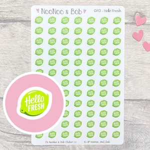 Hello Fresh Icon Sticker - Hello Fresh Sticker - Food Lieferung - funktionale Sticker