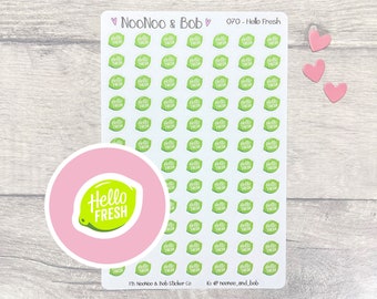 Hello Fresh Icon Planner Stickers - Hello Fresh Planner Stickers - Food Delivery - Functional Planner Stickers