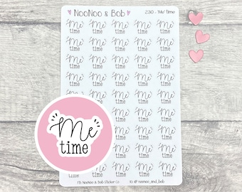 Me Time Planner Stickers - Self Care Planner Stickers - Time to myself Planner Stickers - Take Time Planner Stickers - Journal Stickers
