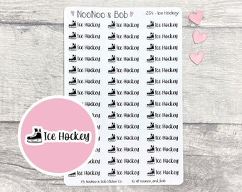 Eishockey Script Sticker - Eishockey Sticker - Sport Sticker - funktionale Sticker