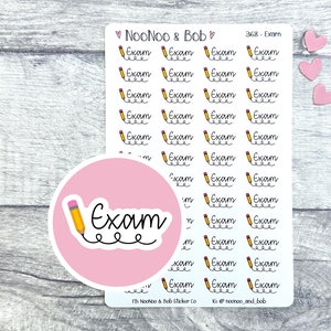 Prüfungs-Sticker - Schul-Sticker - College-Sticker - Studenten-Sticker - Universitäts-Sticker