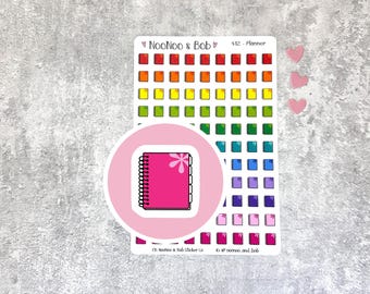 Planner Icon Stickers - Diary Stickers - Time to Plan Stickers - Planning Stickers - Journal Stickers - Calendar Stickers