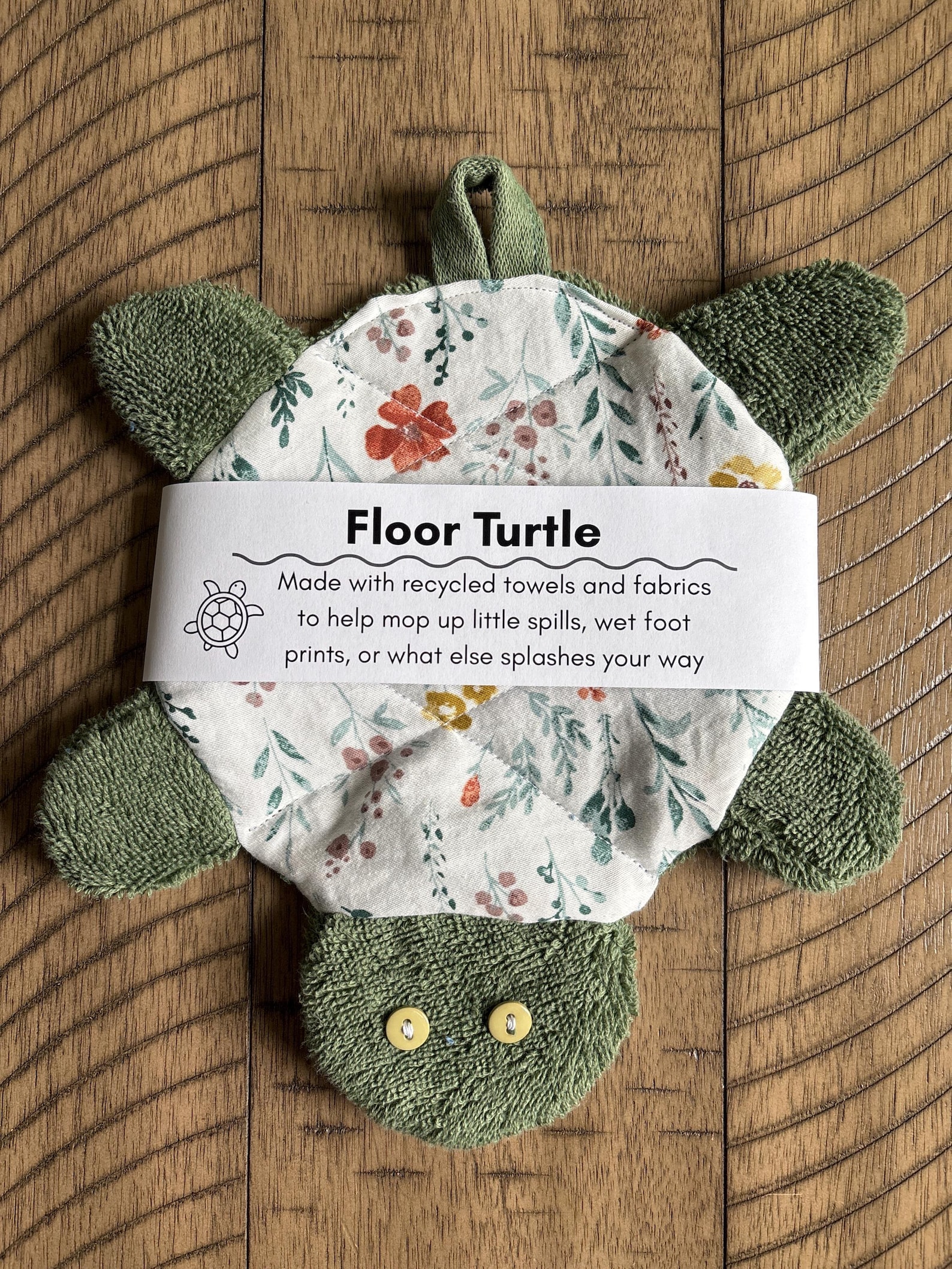 Floor turtle towel