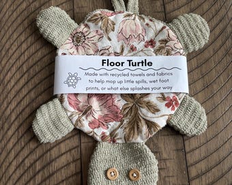 Floor turtle towel