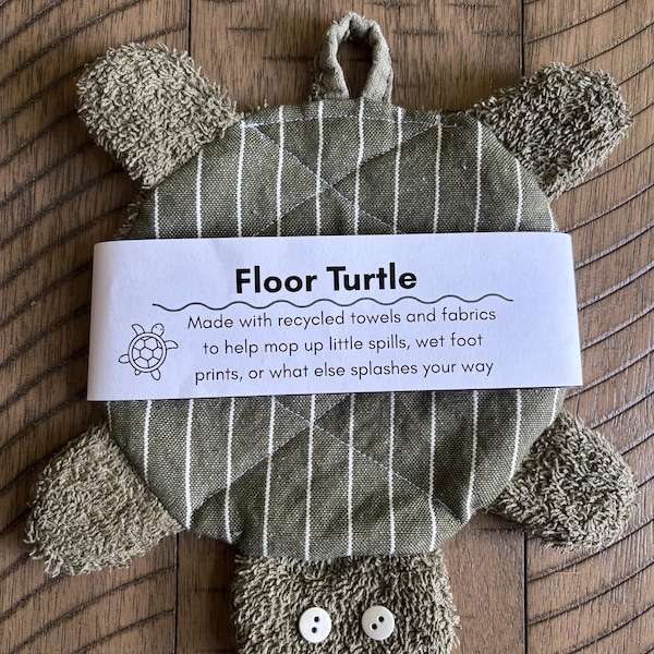 Floor turtle towel