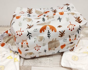 Nappy Pod Diaper Bag, Reusable Pod, Travel Nappy Bag, Nappy Storage Bag, Waterproof Nappy Bag, Portable Diaper Pod, Baby Travel Essentials