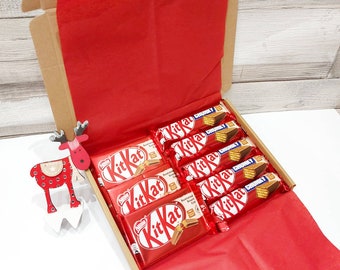 Chocolate Bar Gift Box | KitKat Chocolate Box | Chocolate Gift Box | Nestle Chocolate | Personalised Gift Tag | Happy Birthday | Valentines