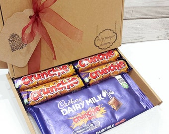Cadbury Chocolate Bar Gift Box | Chocolate Hamper | Personalised | Treat Box | Happy Birthday | Present | Thank You Gift