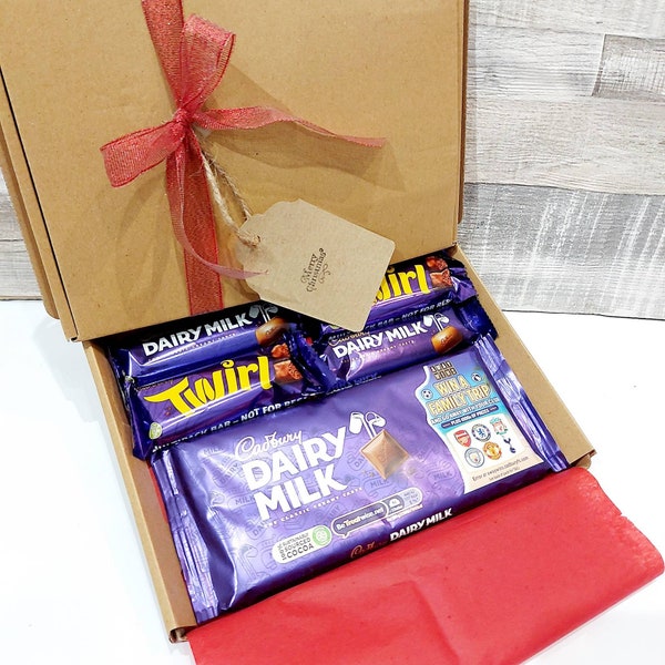 Cadbury Chocolate Gift Box | Letterbox Hamper| Cadbury Chocolate | Happy Birthday | Valentines Gift | Personalised Gift | Thank You