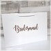 Wedding gift bag, Any wording - bridesmaid bag - Bridemaid box - bridesmaid gift bag - groom bag - Groomsmen gift box - Groomsmen - proposal 
