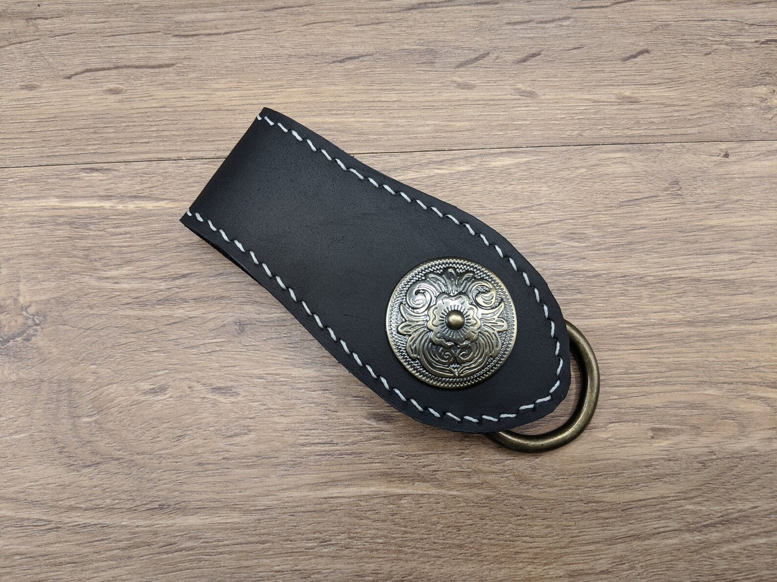 Antique Belt Loop Key Chain Cowhide Leather Wallet Chain for Etsy