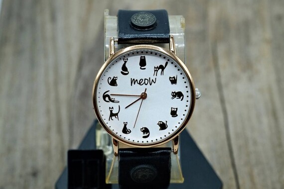 Cute cat watch sale