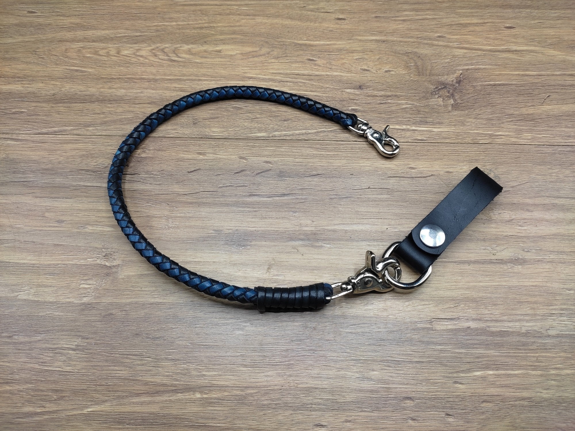 期間限定価格商品 Two Loop Belt Tone Vintage Black Wallet Chain Braided 小物