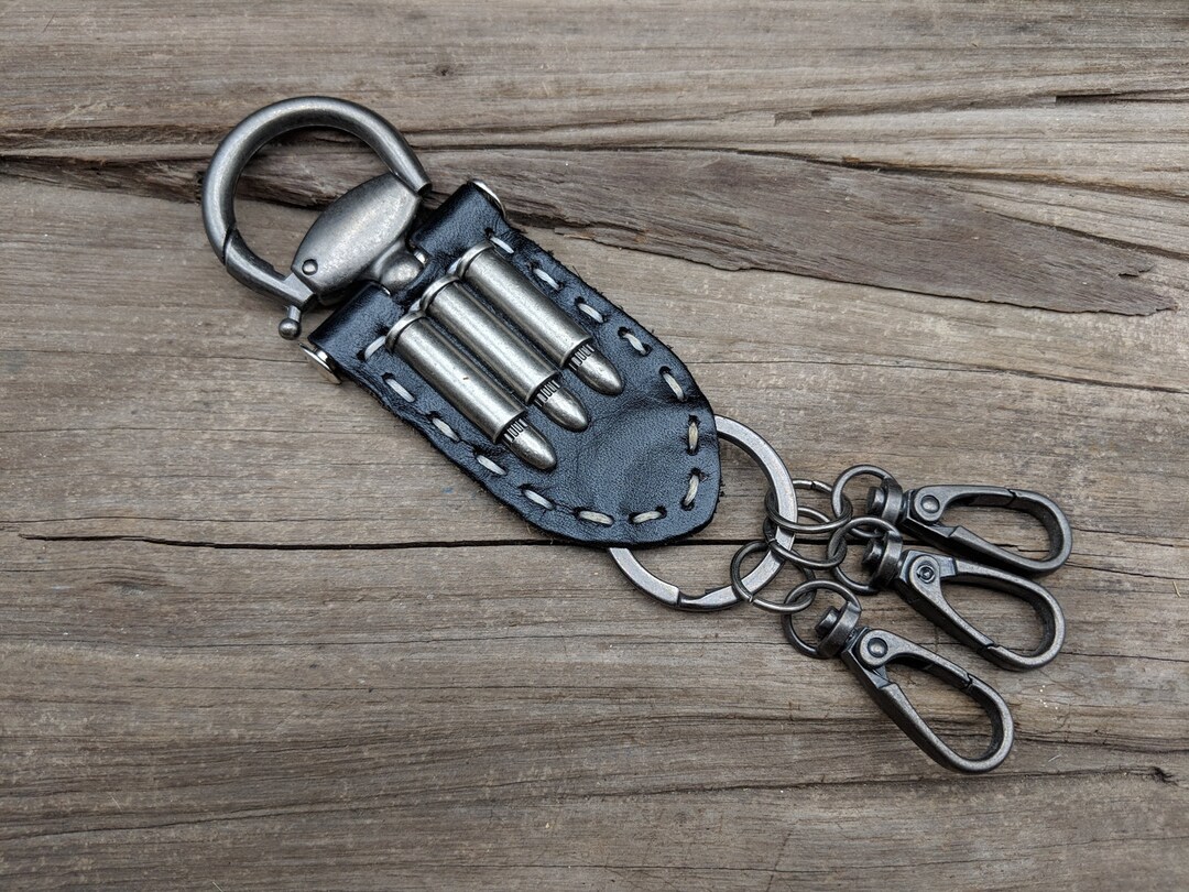Leather Keychain Belt Loop Key Fob Key Ring Leather Key