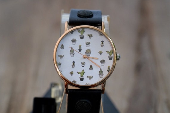 Cactus Drole Montre Cuir Montre Femme Chat Montre Unisexe Etsy Cactus Drole Montre Cuir Montre Femme Chat Montre Unisexe Etsy