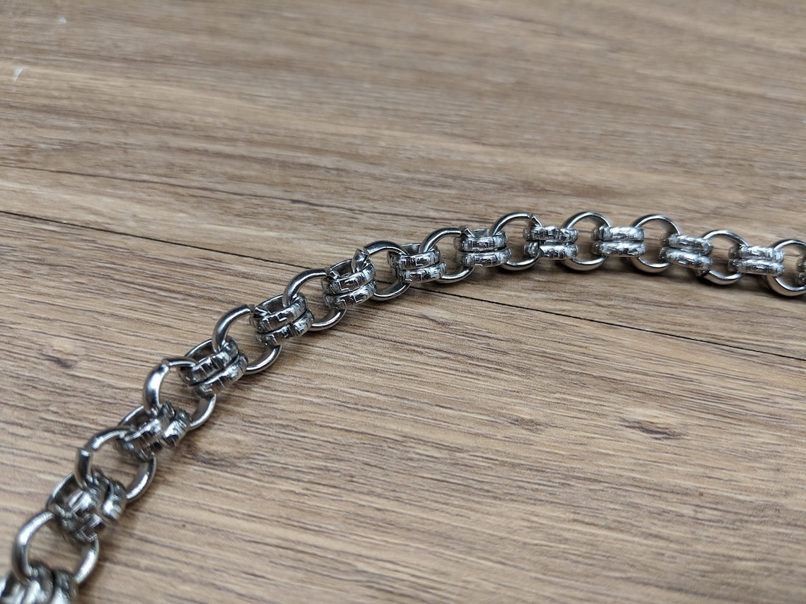 Chain Belt Hook Wallet Vintage Chain Wallet Chain Biker Long Etsy