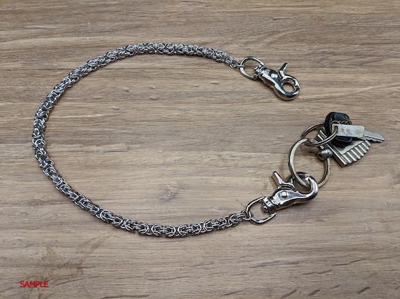 Chain Belt Hook Wallet Vintage Chain Wallet Chain Biker Long 