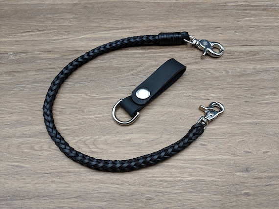 2 Loop - Braided Leather Lanyard